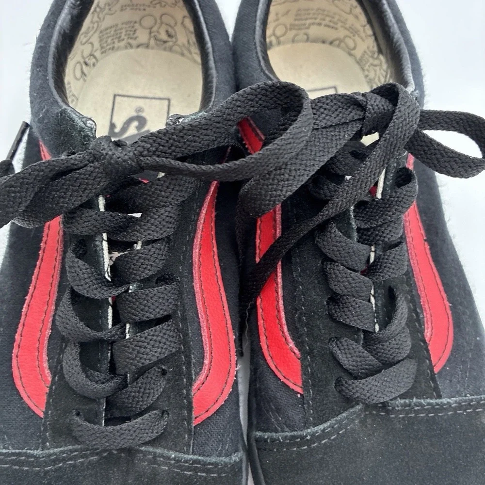 Vans Old Skool Disney Mickey Mouse 90th Anniversary Black Sneakers Mens 4.5 W 6